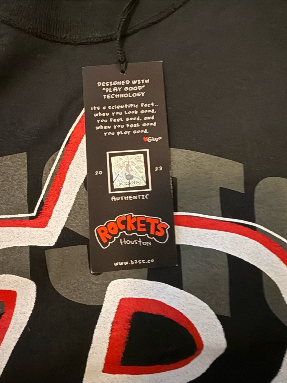 B2SS Lab NBA Houston Rockets Graphic Short-Sleeve Tee - Picture 7 of 8
